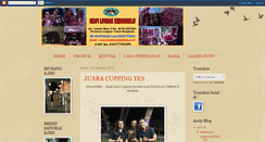 Desktop Screenshot of kopiluwakbengkulu.com